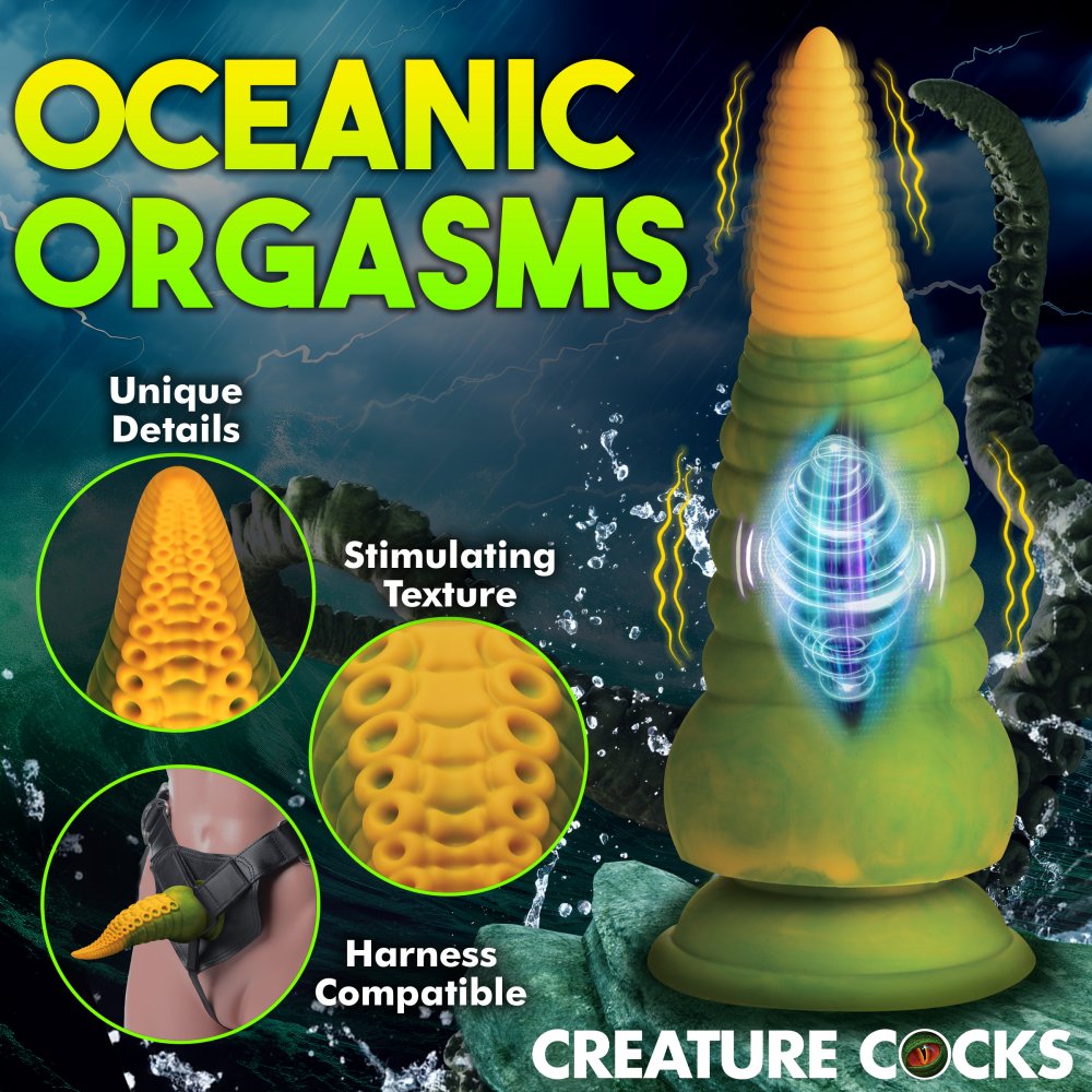 Vibrating Tentacle Silicone Dildo