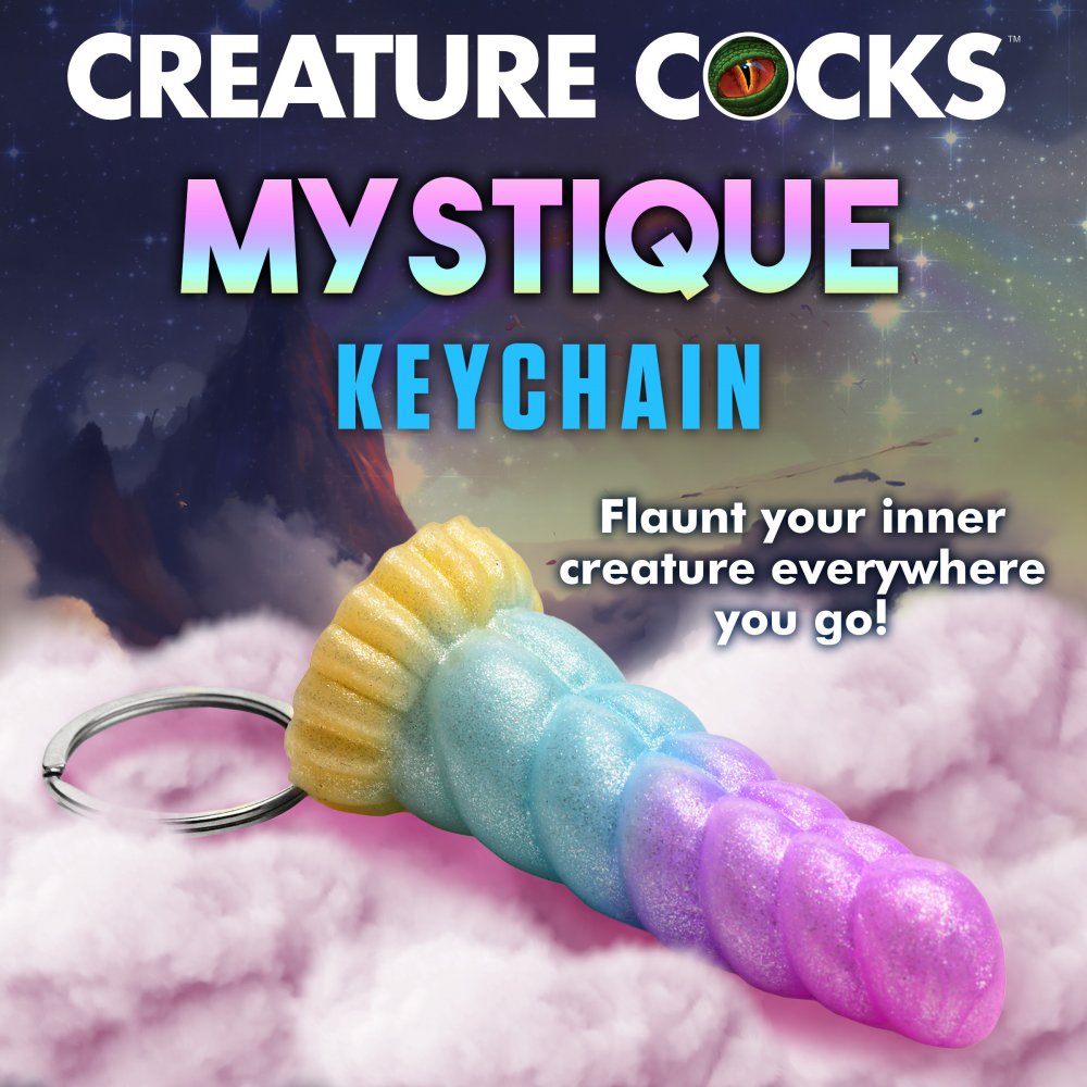 Mystique Einhorn Mini-Dildo-Schlüsselanhänger