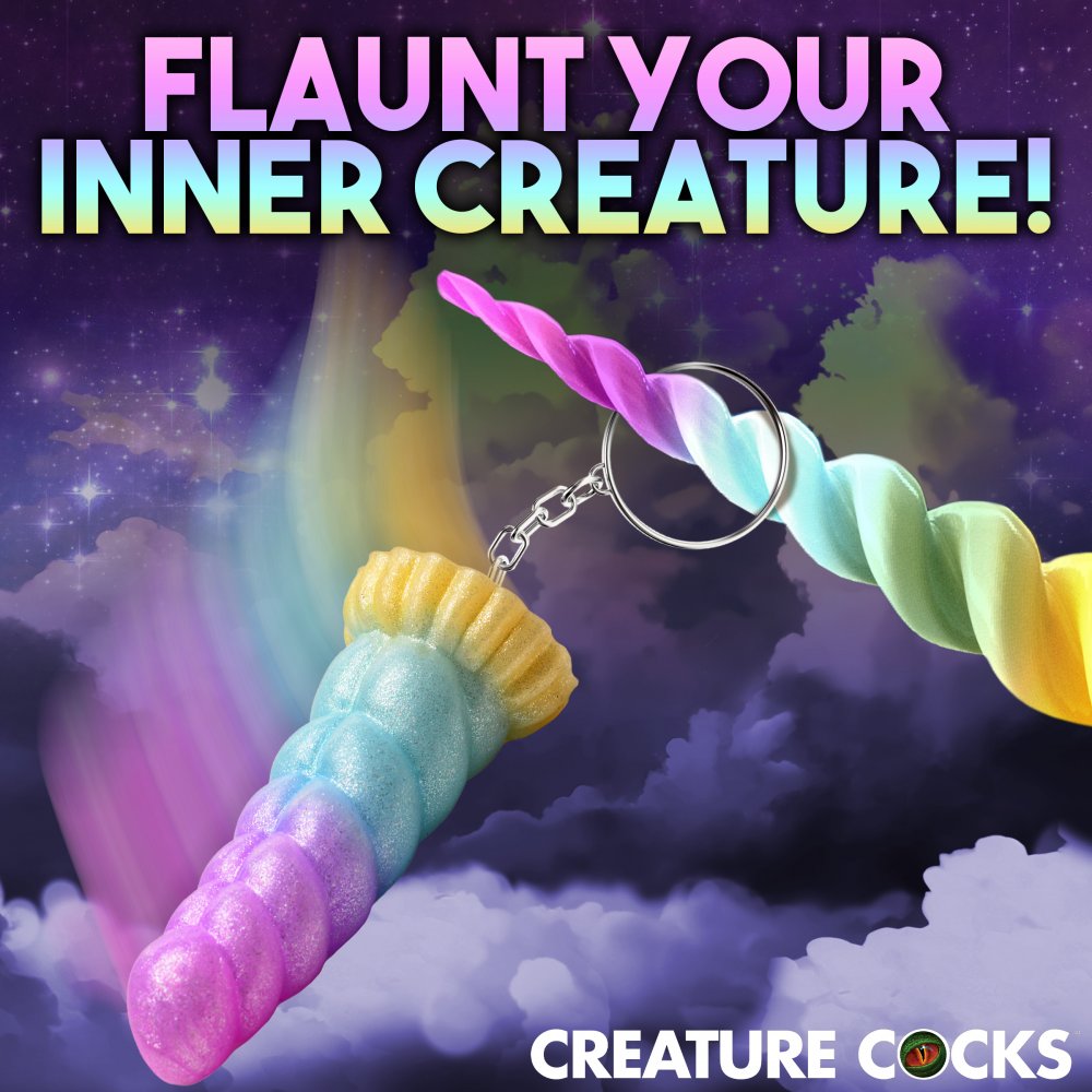 Mystique Einhorn Mini-Dildo-Schlüsselanhänger