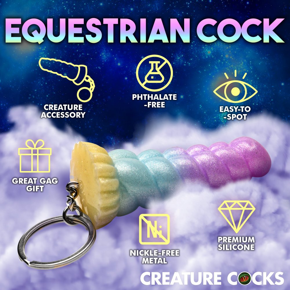 Mystique Einhorn Mini-Dildo-Schlüsselanhänger