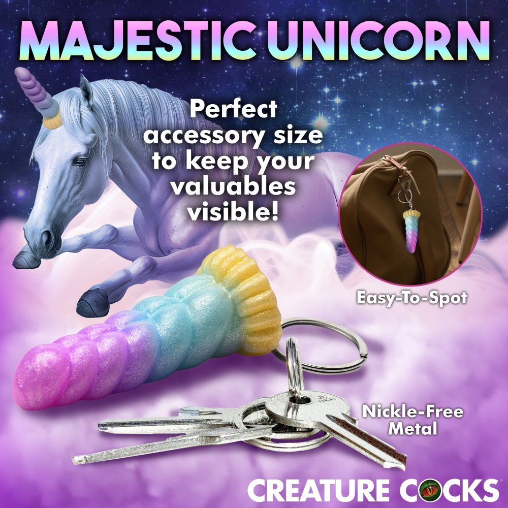 Mystique Einhorn Mini-Dildo-Schlüsselanhänger