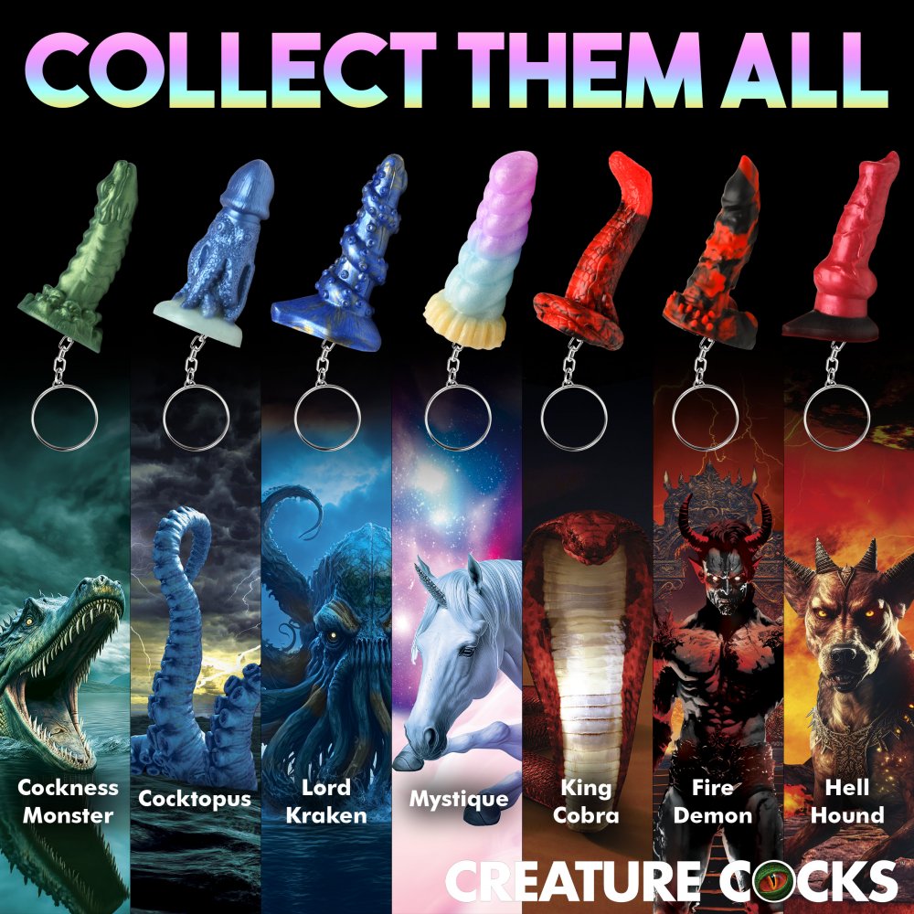 Mystique Einhorn Mini-Dildo-Schlüsselanhänger