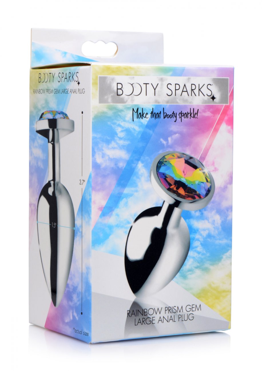 Rainbow Prism Gem Analplug – Groß