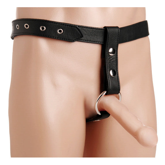 Arnés de tapón anal con anillo para el pene