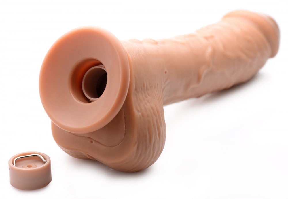 Vibrierender Squirting-Dildo mit Fernbedienung
