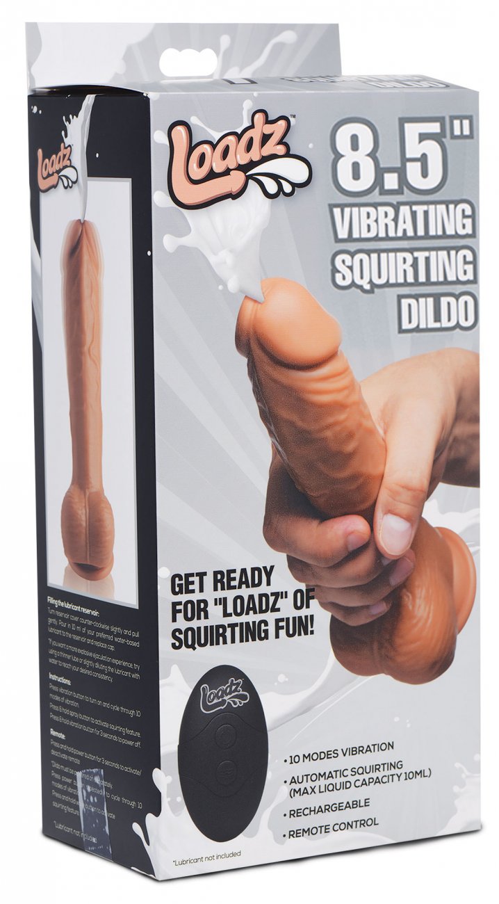 Vibrierender Squirting-Dildo mit Fernbedienung