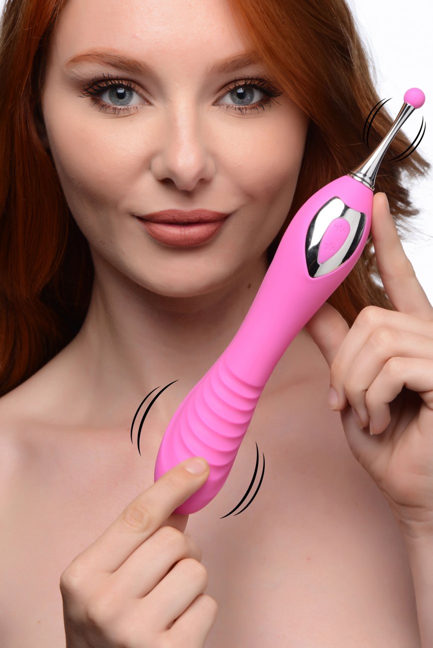 Power Zinger Silikonvibrator mit zwei Enden