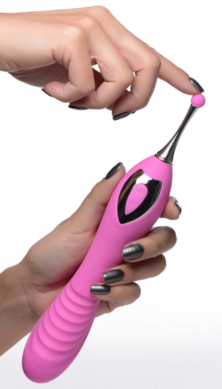 Power Zinger Silikonvibrator mit zwei Enden