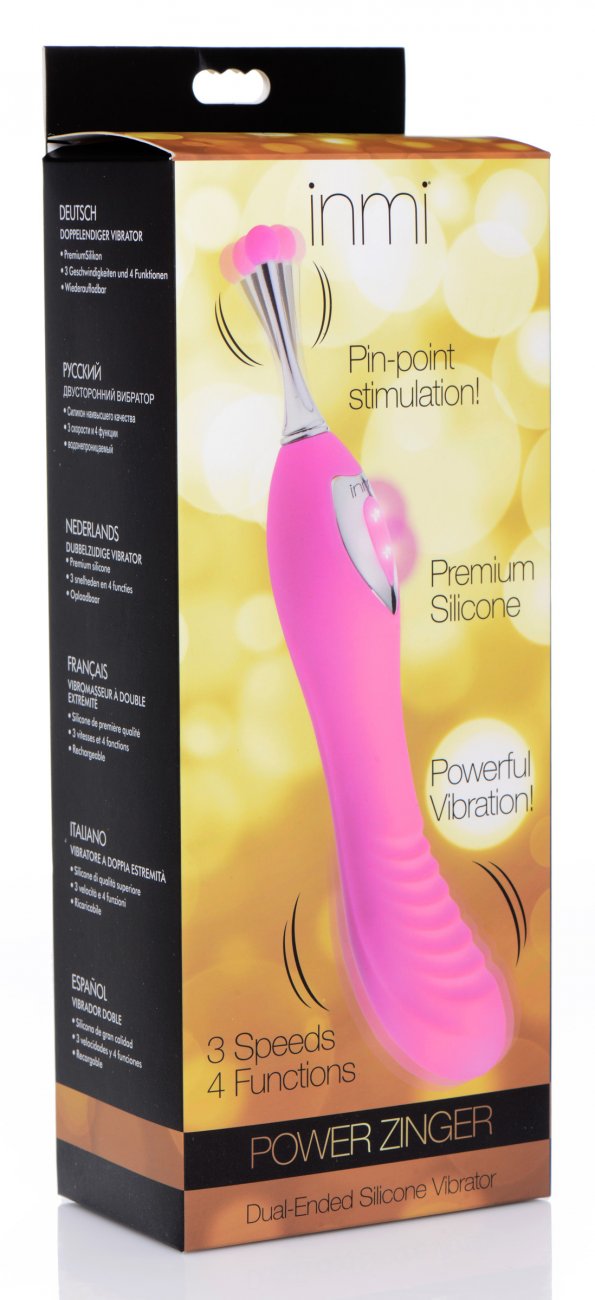 Power Zinger Silikonvibrator mit zwei Enden