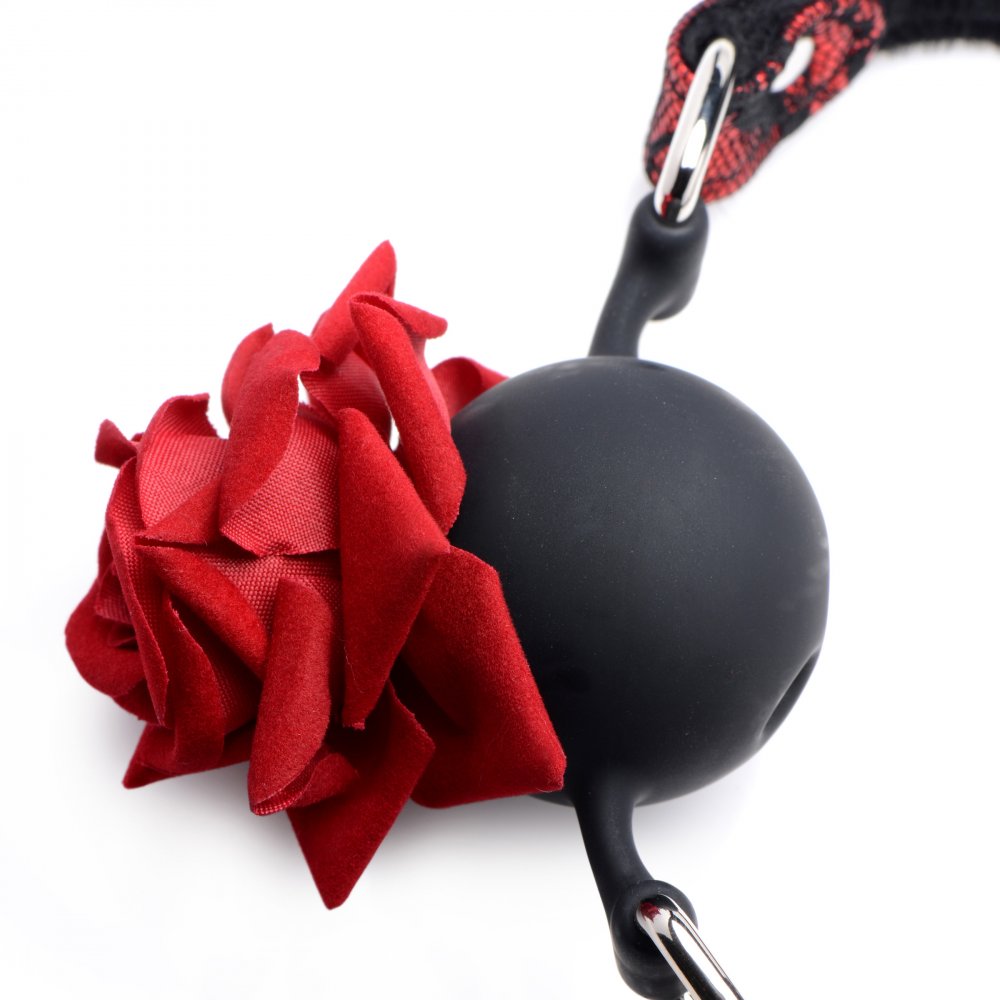 Ball Gag with Rose