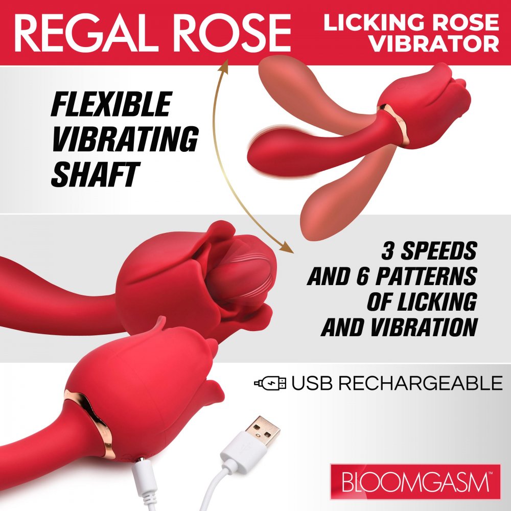 Leckender Rosenvibrator