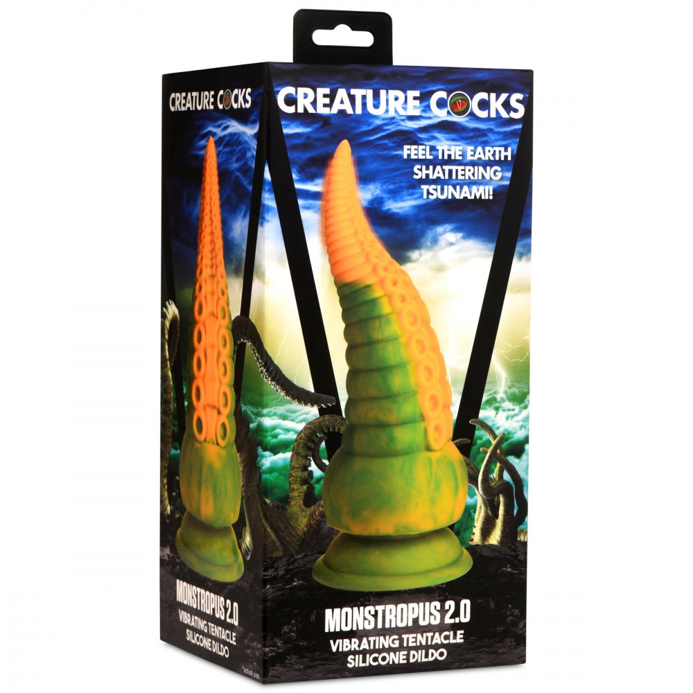 Vibrating Tentacle Silicone Dildo