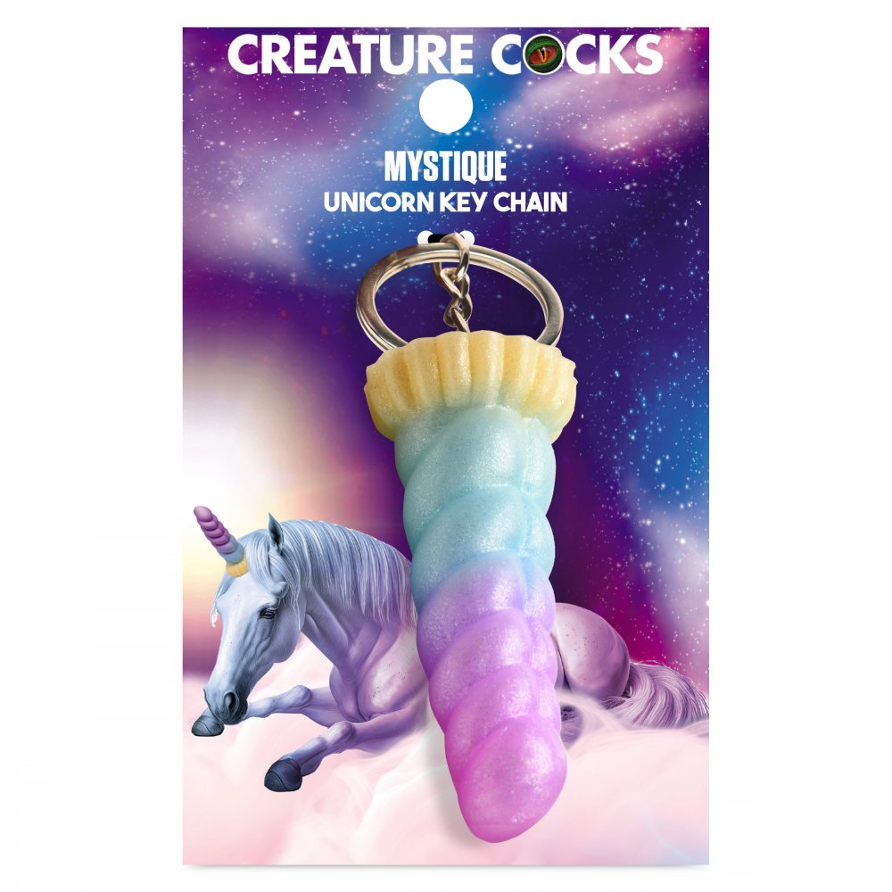 Mystique Einhorn Mini-Dildo-Schlüsselanhänger
