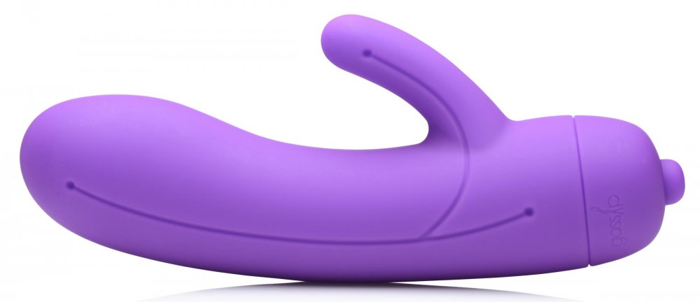 7X Lil Smoothie Mini-Rabbit-Vibrator aus Silikon – Violett