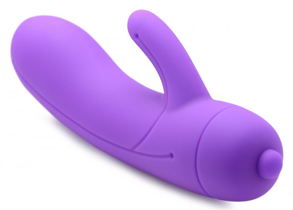 7X Lil Smoothie Mini-Rabbit-Vibrator aus Silikon – Violett