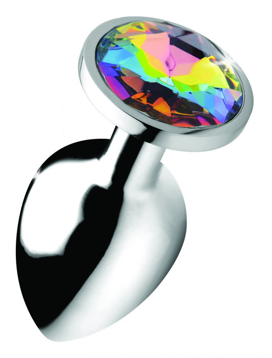 Rainbow Prism Gem Anal Plug - Large