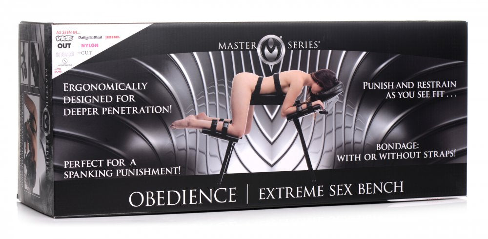 Obedience Extreme Sex Bench with Restraint Straps