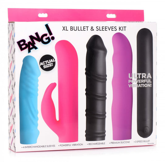 4-in-1 XL Silikon-Kugel- und Hülsen-Set 