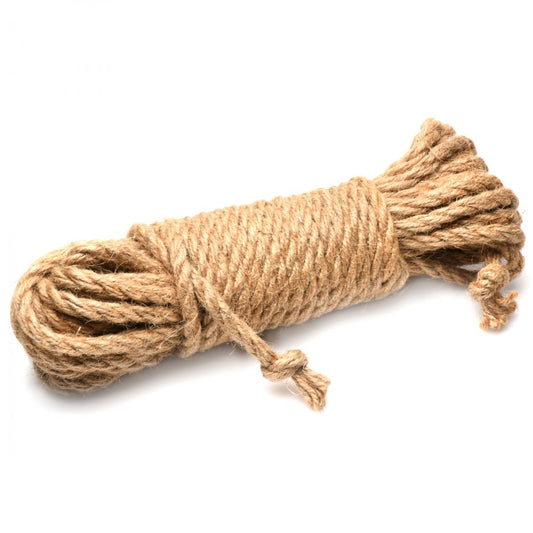 Tied Up Jute Bondage Rope - 25 Feet