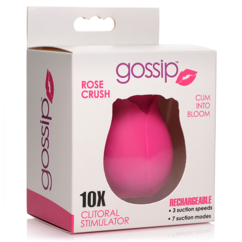 10X Rose Flirt Silicone Clitoral Stimulator