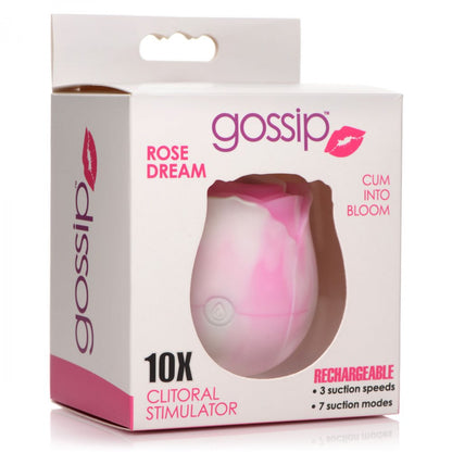 10X Rose Flirt Silicone Clitoral Stimulator